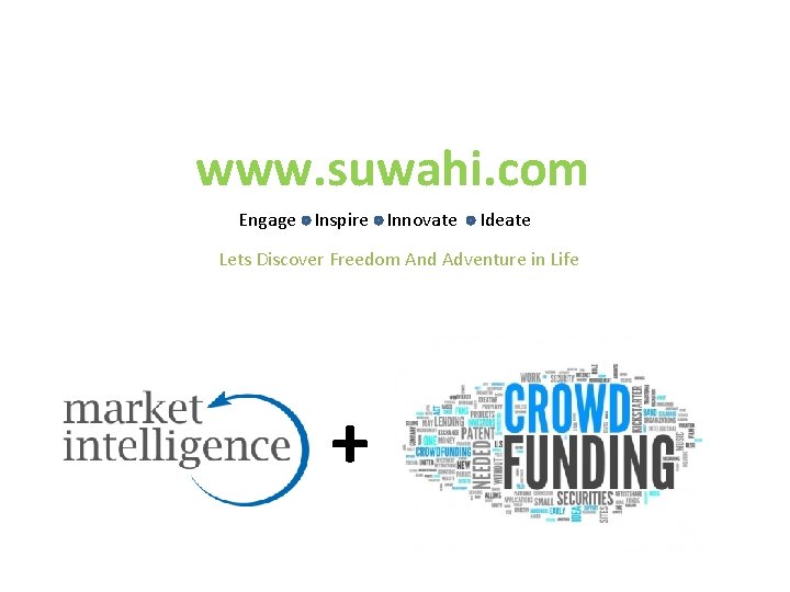 www. suwahi. com Engage Inspire Innovate Ideate Lets Discover Freedom And Adventure in Life