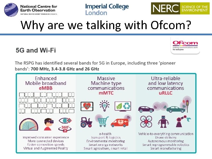 Why are we talking with Ofcom? 