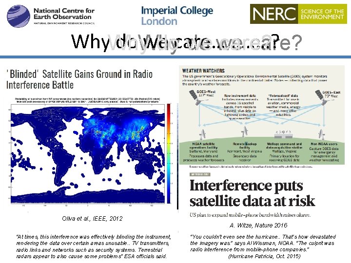 Why. Why do. Why we docare…………? we care? do we care? Oliva et al.