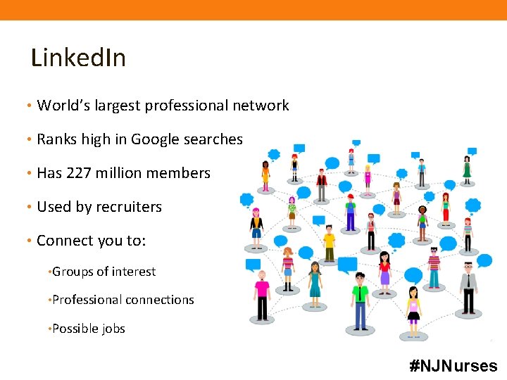 Linked. In • World’s largest professional network • Ranks high in Google searches •