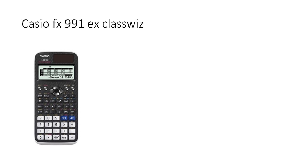 Casio fx 991 ex classwiz 