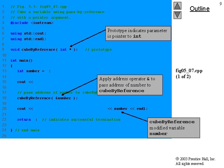 1 2 3 4 // Fig. 5. 7: fig 05_07. cpp // Cube a