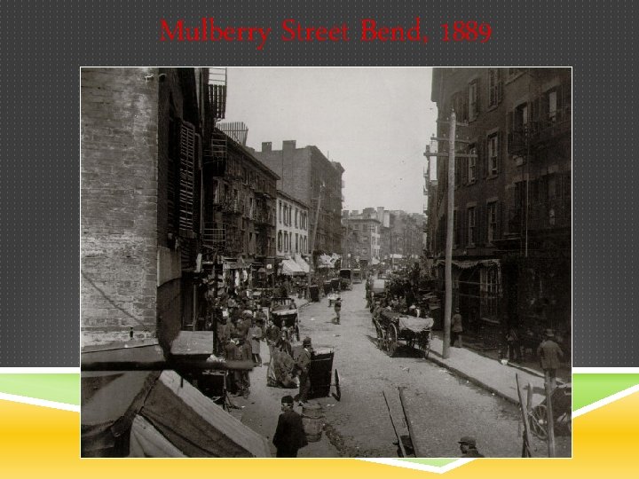 Mulberry Street Bend, 1889 