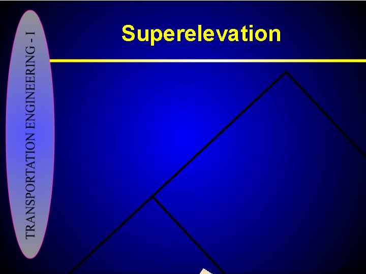 Superelevation w P 