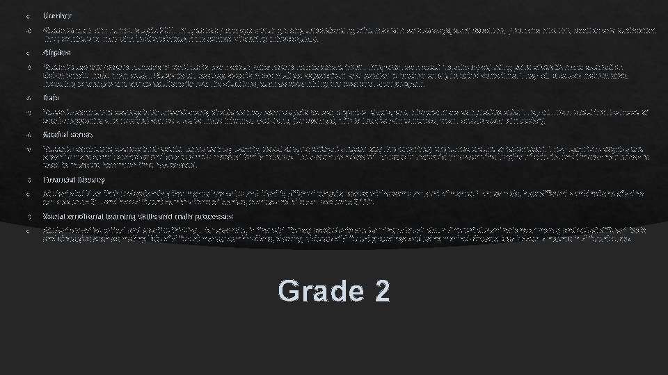Number Students work with numbers up to 200. They develop and apply their Number Students work with numbers up to 200. They develop and apply their