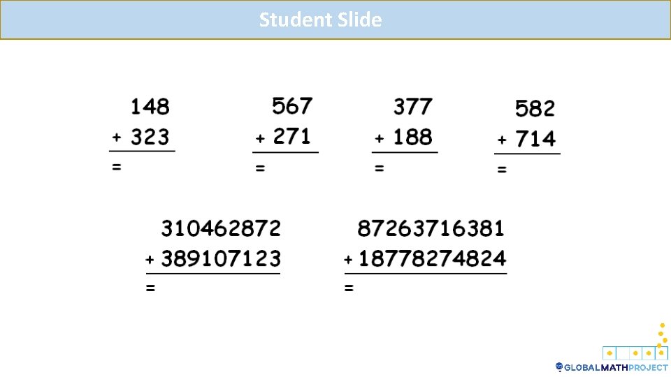 Student Slide Student Slide