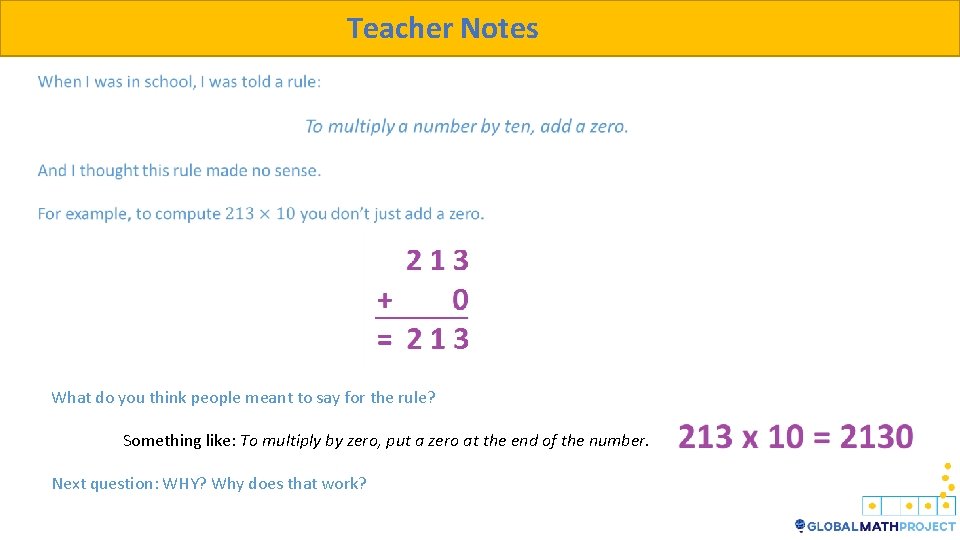 Teacher Notes What do you think people meant to say for the rule? Something Teacher Notes What do you think people meant to say for the rule? Something