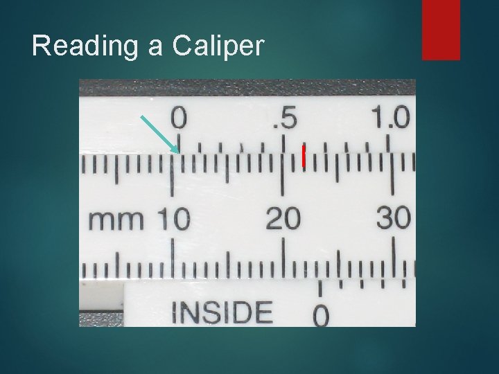 Reading a Caliper 