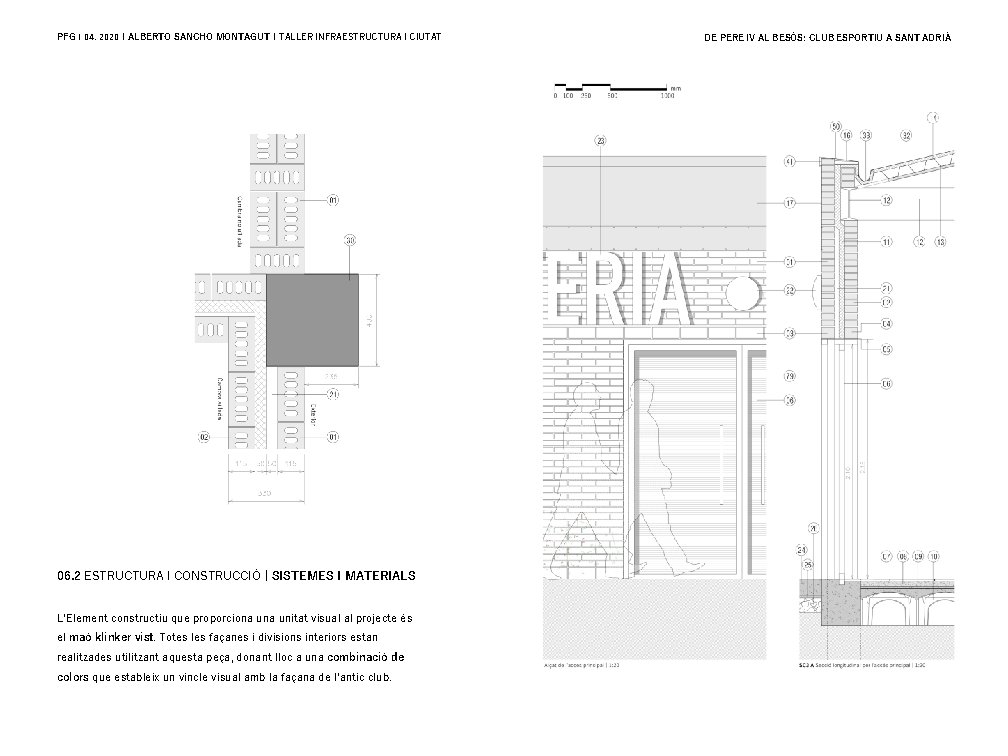 PFG | 04. 2020 | ALBERTO SANCHO MONTAGUT | TALLER INFRAESTRUCTURA I CIUTAT 06.