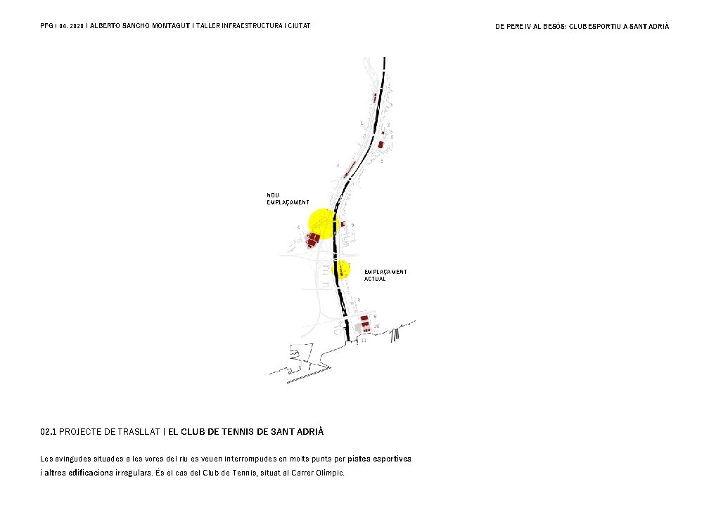 PFG | 04. 2020 | ALBERTO SANCHO MONTAGUT | TALLER INFRAESTRUCTURA I CIUTAT DE