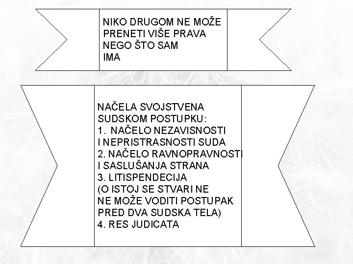 NIKO DRUGOM NE MOŽE PRENETI VIŠE PRAVA NEGO ŠTO SAM IMA NAČELA SVOJSTVENA SUDSKOM