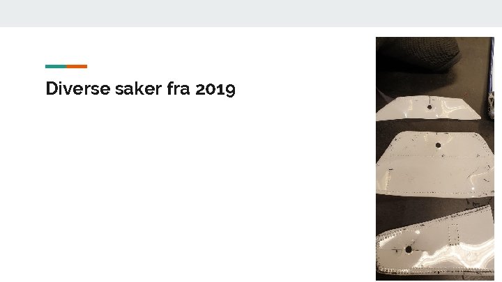 Diverse saker fra 2019 