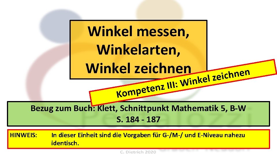 Winkel messen, Winkelarten, Winkel zeichnen n e n h c kel zei n i