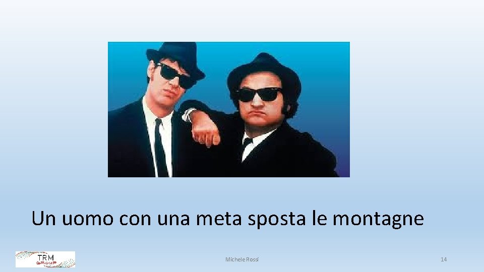 Un uomo con una meta sposta le montagne Michele Rossi 14 