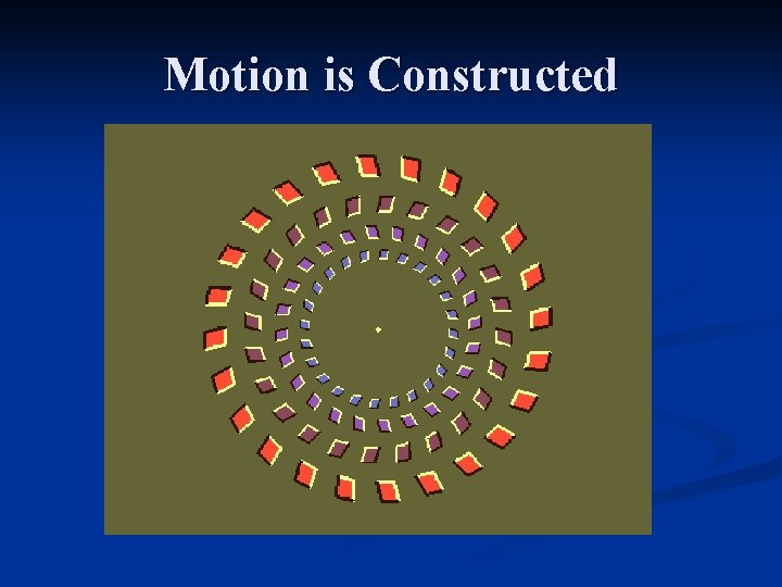 Motion is Constructed 