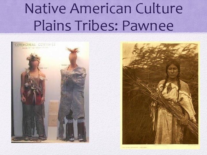 Native American Culture Plains Tribes: Pawnee 