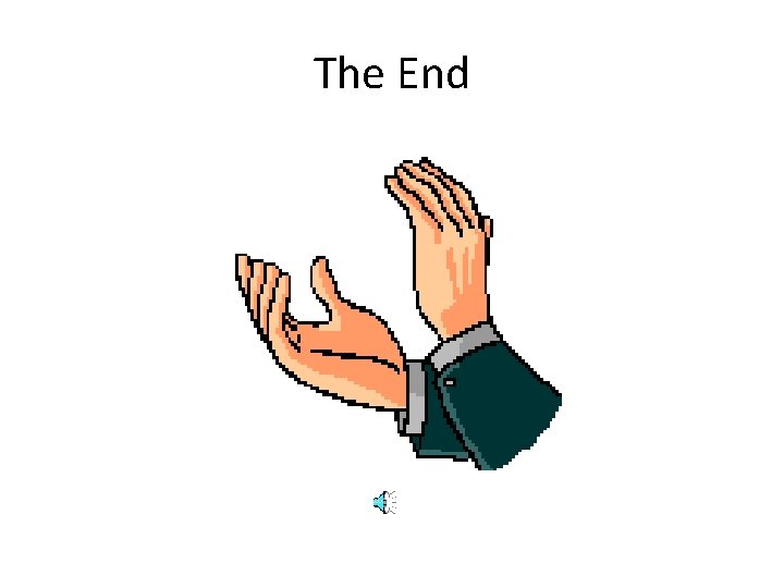 The End The End