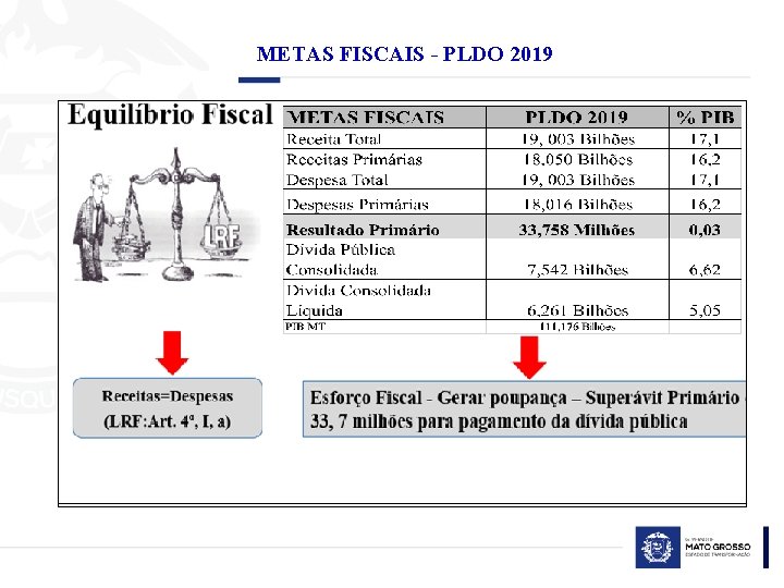 METAS FISCAIS - PLDO 2019 