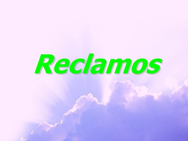 Reclamos 