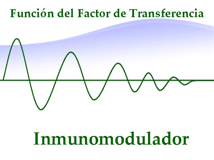 Función del Factor de Transferencia Inmunomodulador 