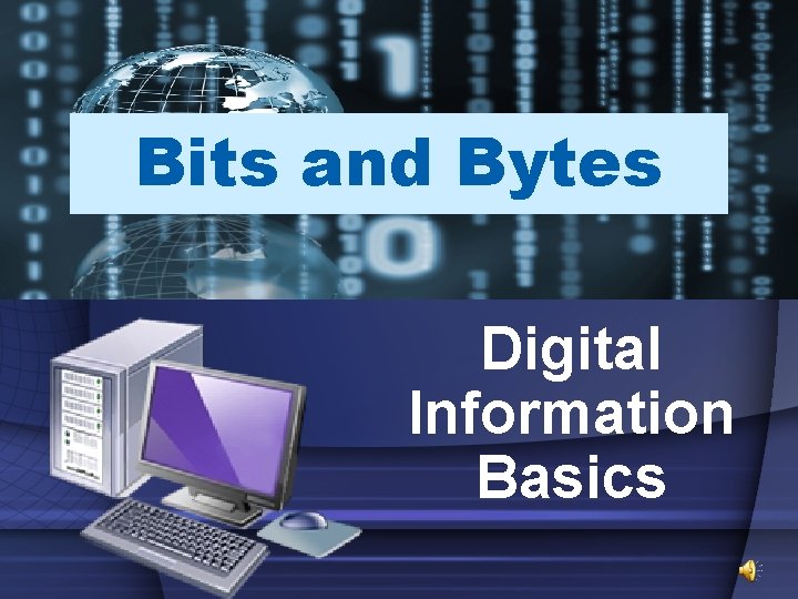 Bits and Bytes Digital Information Basics 