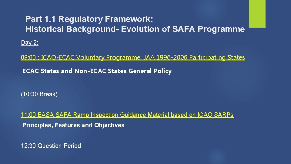 Safa Ramp Check Form WELCOME PARTICIPANTS SAFA Ramp Inspections Initial Course Hosted