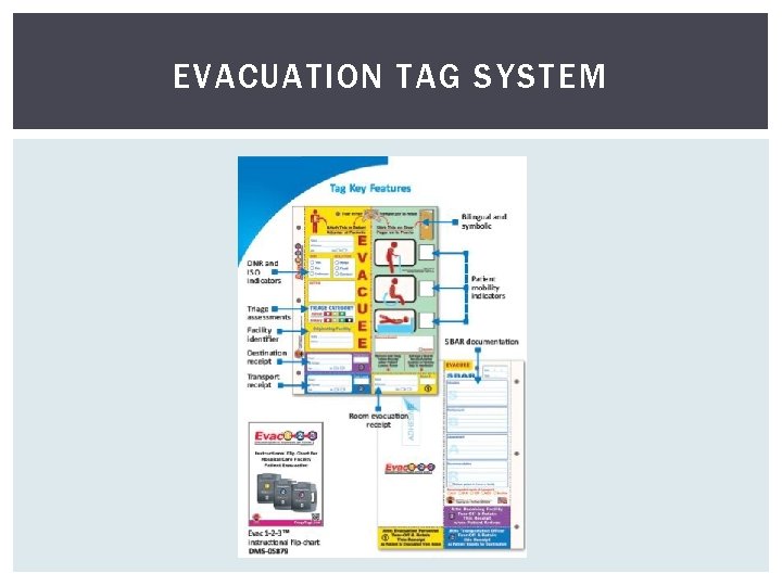 EVACUATION TAG SYSTEM 
