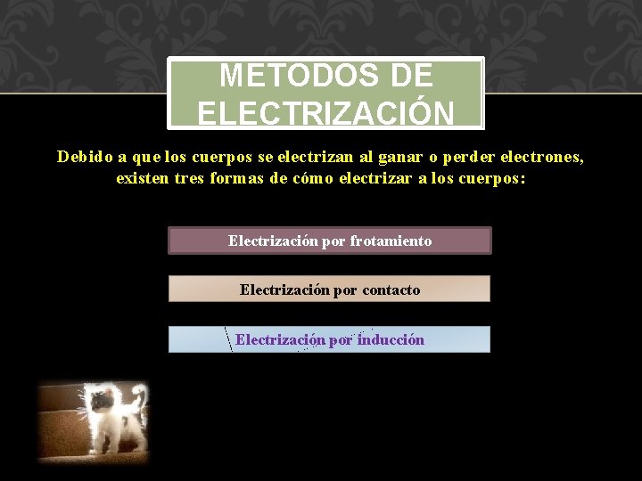 Formas De Electrizacin Electrizacin Se denomina electrizacin al