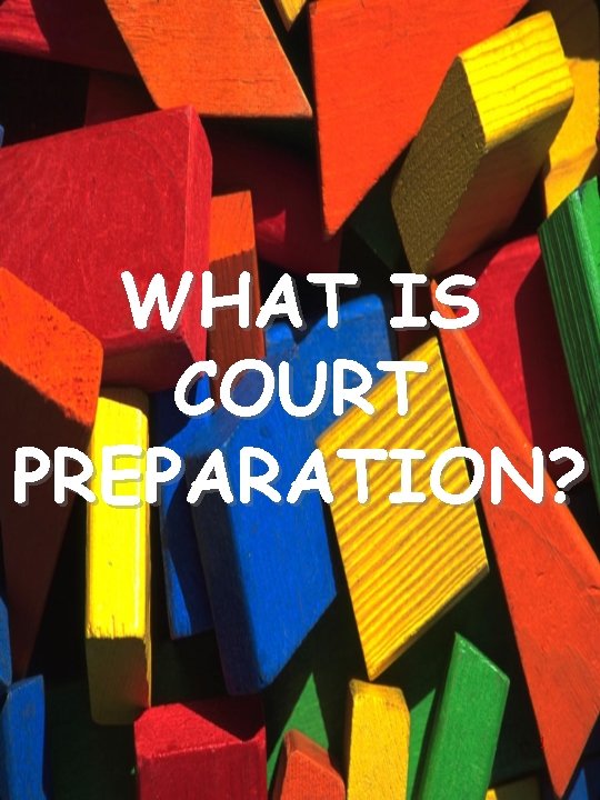 WHAT IS COURT PREPARATION? 1 