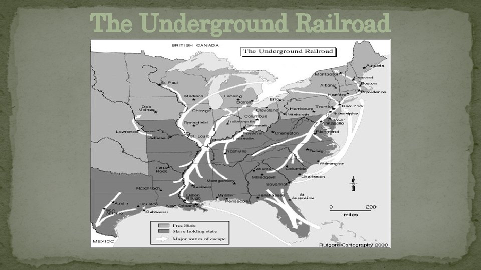The Underground Railroad 