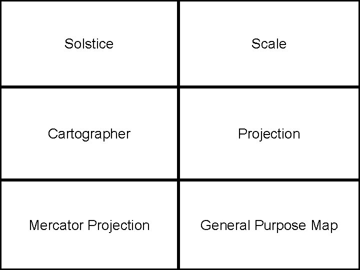 Solstice Scale Cartographer Projection Mercator Projection General Purpose Map 