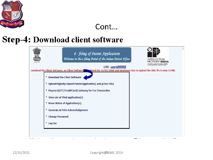 Cont… Step-4: Download client software 12/16/2021 Copyright@MAR, 77 2014 