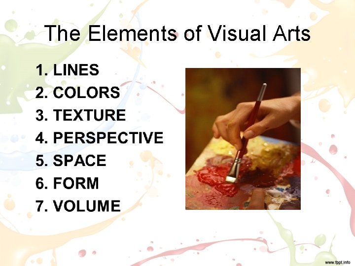 The Elements of Visual Arts 