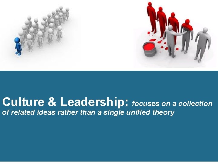 Culture & Leadership: focuses on a collection of related ideas rather than a single