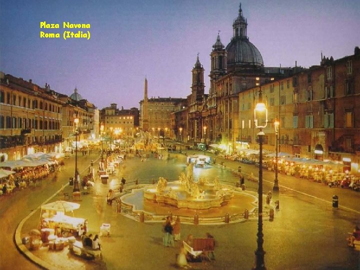 Plaza Navona Roma (Italia) 