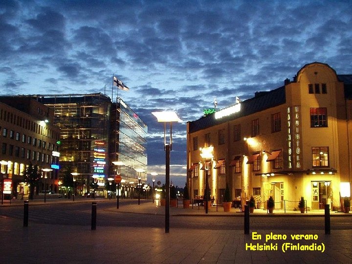 En pleno verano Helsinki (Finlandia) 