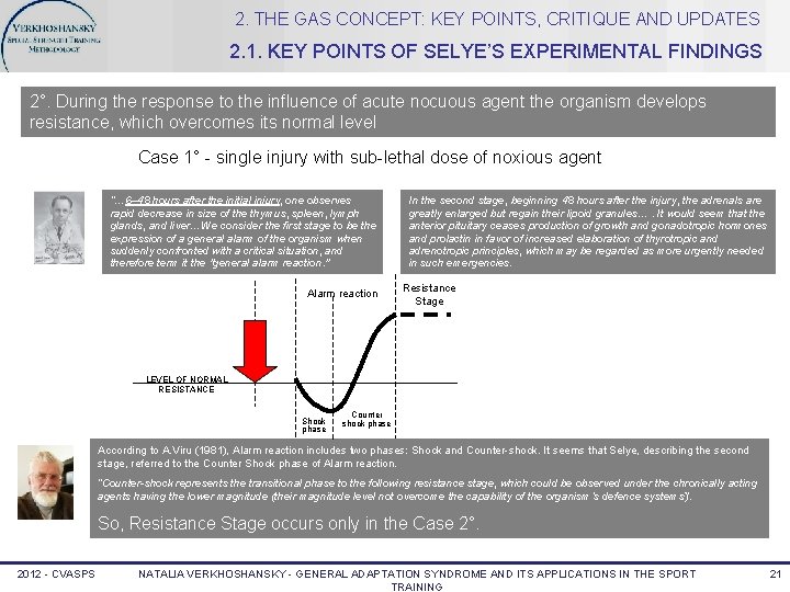 2. THE GAS CONCEPT: KEY POINTS, CRITIQUE AND UPDATES 2. 1. KEY POINTS OF