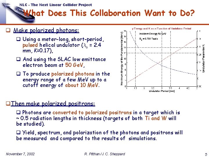 NLC - The Next Linear Collider Project What Does This Collaboration Want to Do?