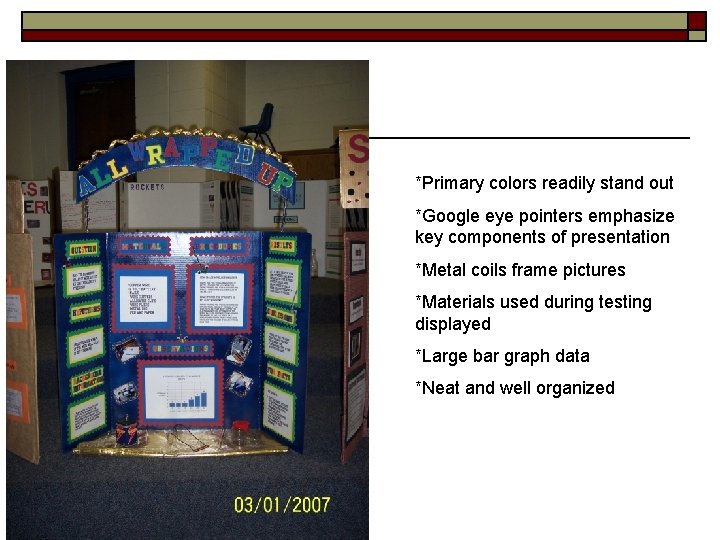 *Primary colors readily stand out *Google eye pointers emphasize key components of presentation *Metal