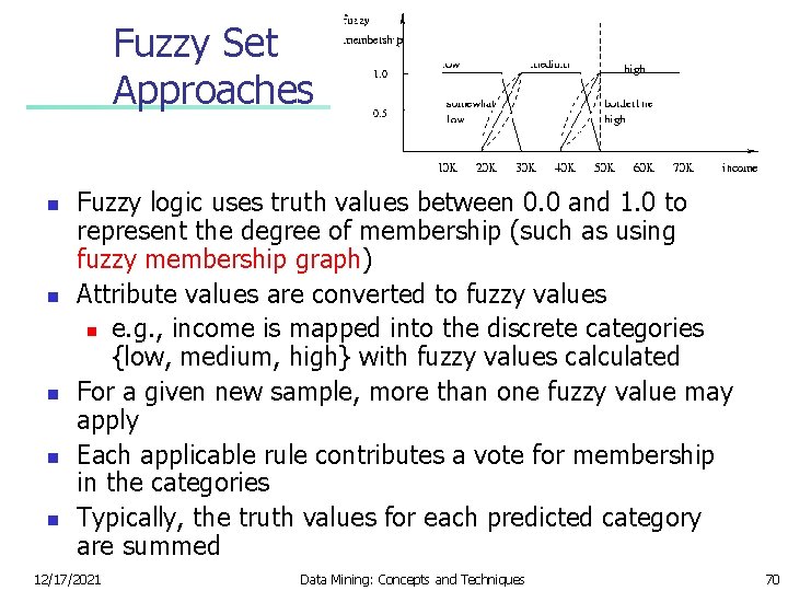 Fuzzy Set Approaches n n n Fuzzy logic uses truth values between 0. 0