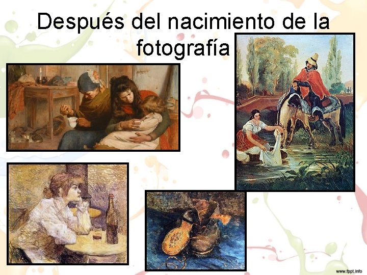 Después del nacimiento de la fotografía 