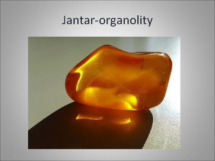 Jantar-organolity 