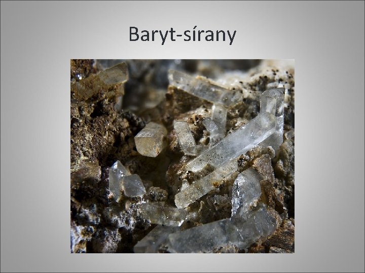 Baryt-sírany 