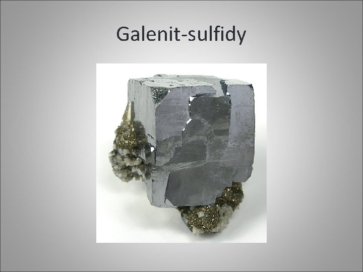 Galenit-sulfidy 