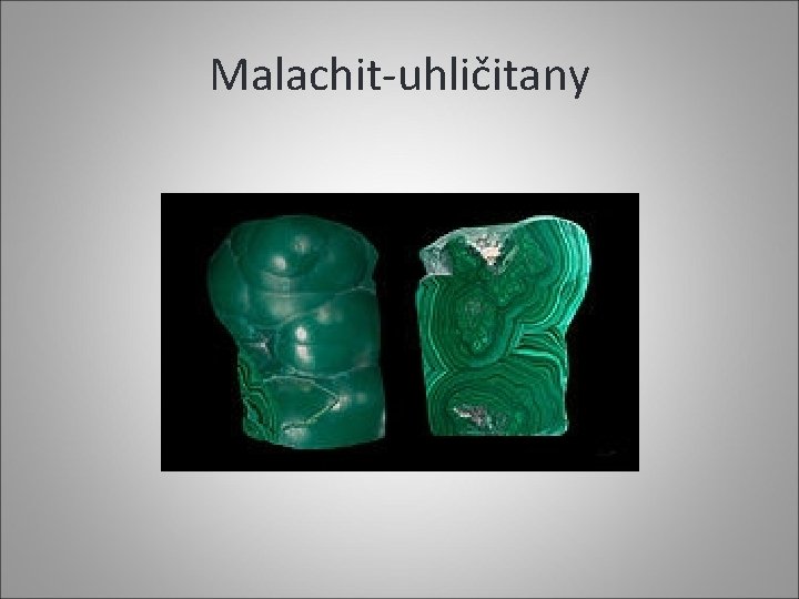 Malachit-uhličitany 