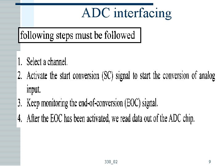 ADC interfacing 330_02 9 