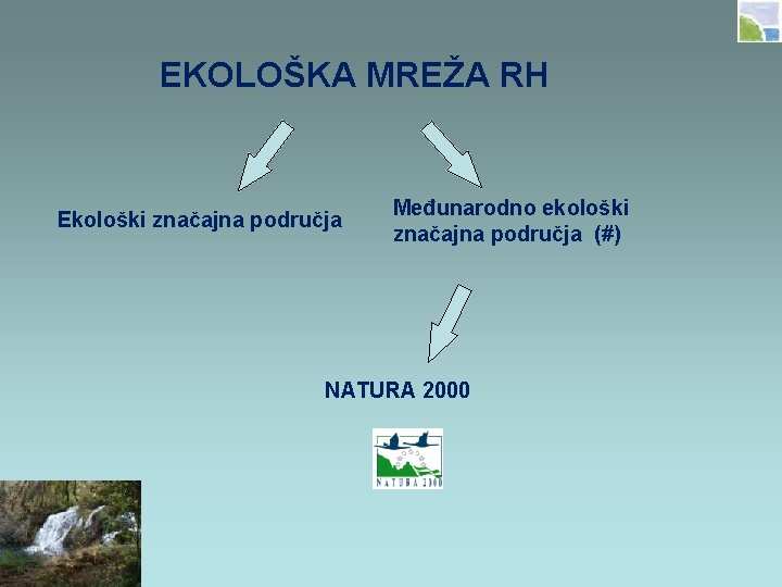 EKOLOŠKA MREŽA RH Ekološki značajna područja Međunarodno ekološki značajna područja (#) NATURA 2000 