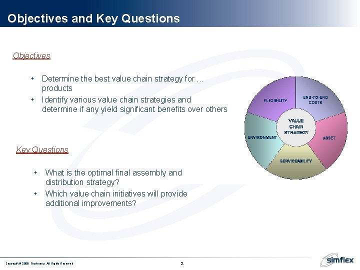 Objectives and Key Questions Objectives • Determine the best value chain strategy for. .