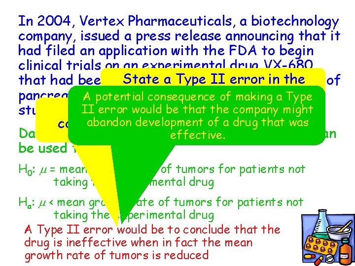 In 2004, Vertex Pharmaceuticals, a biotechnology company, issued a press release announcing that it