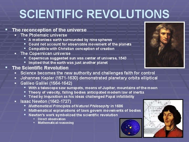 SCIENTIFIC REVOLUTIONS § The reconception of the universe § The Ptolemaic universe § A